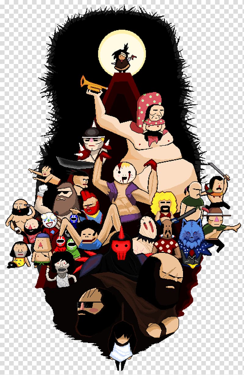 Lisa: The Painful Fan art Drawing, Construct transparent background PNG clipart