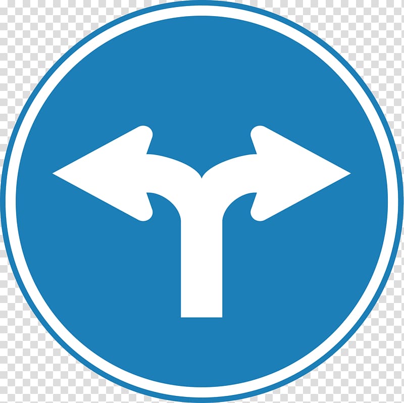 Traffic sign Mandatory sign U-turn, others transparent background PNG clipart