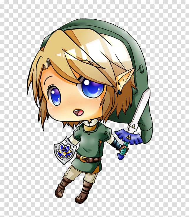 Link The Legend of Zelda: Breath of the Wild Chibi Drawing , the ...