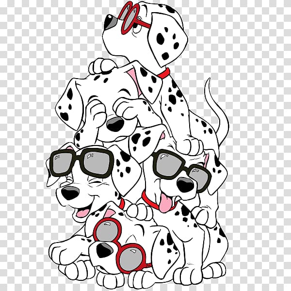 101 Dalmatians illustration, Dalmatian dog Cruella de Vil Puppy The 101 Dalmatians Musical , just cause transparent background PNG clipart