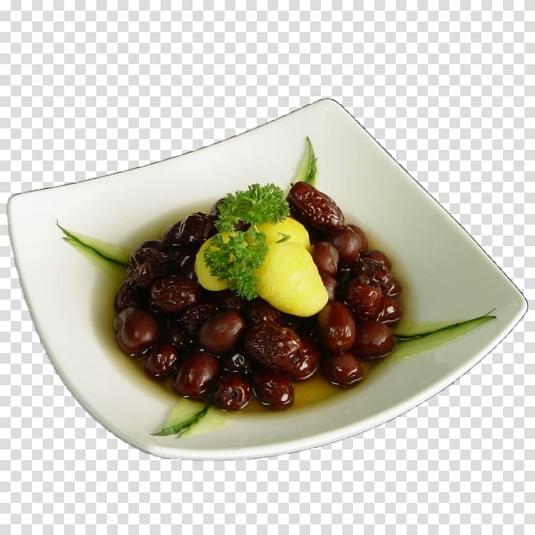 Asian cuisine Feijoada Food, Sweet dates transparent background PNG clipart