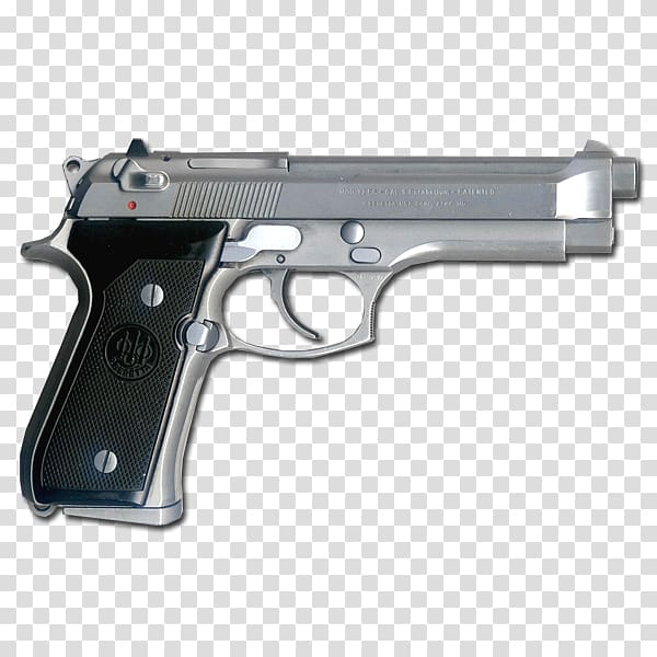 Beretta M9 Beretta 92 9×19mm Parabellum Semi-automatic pistol, Beretta 92 transparent background PNG clipart