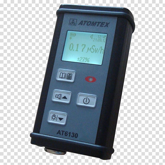 Survey meter Ionizing radiation Dosimeter Geiger Counters, radiation detection devices transparent background PNG clipart