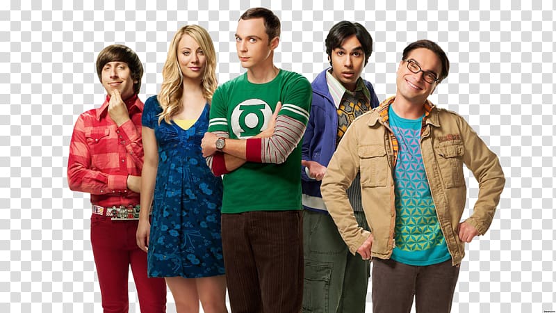 Sheldon Cooper Penny Leonard Hofstadter Raj Koothrappali Howard Wolowitz, big-bang-theory transparent background PNG clipart