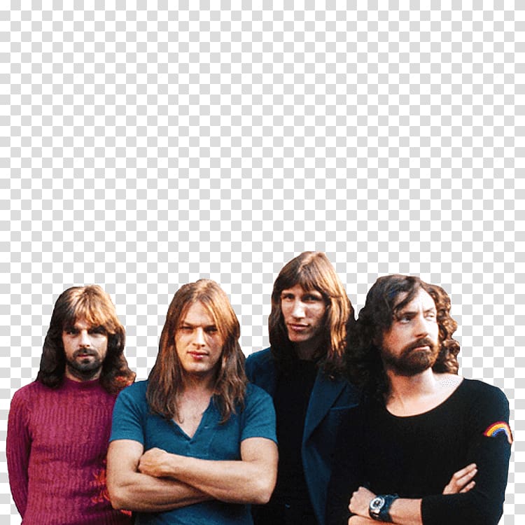 four men standing , Pink Floyd Band transparent background PNG clipart