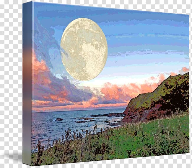 Painting Nature Frames Inlet Sky plc, seascape transparent background PNG clipart
