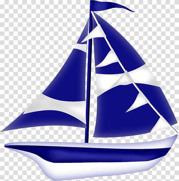 Sailing ship, Blue and white striped navy wind sailing renderings transparent background PNG clipart