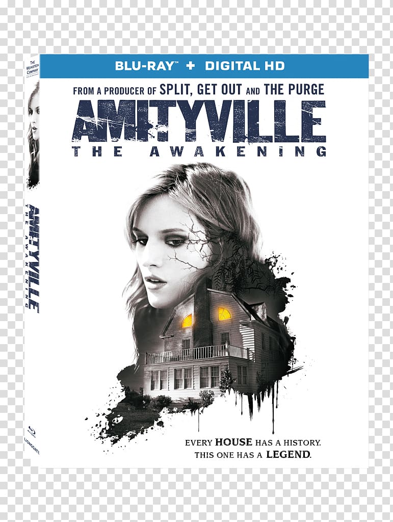 Amityville: The Awakening Blu-ray disc The Amityville Horror Poster DVD, ALICIA VIKANDER transparent background PNG clipart