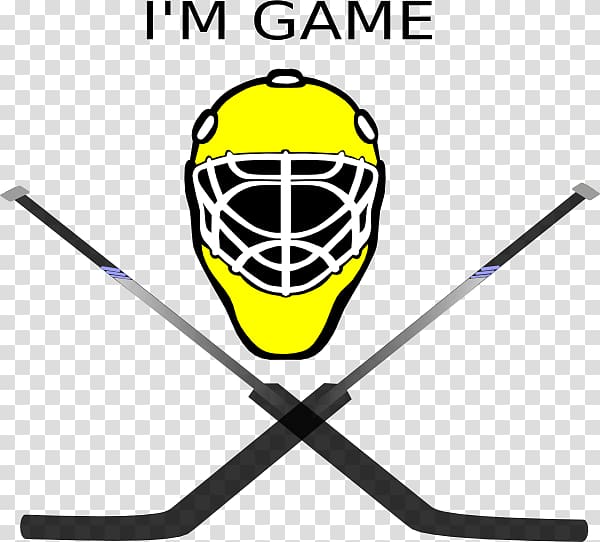 Goaltender mask Ice hockey Hockey stick , Goalie transparent background PNG clipart