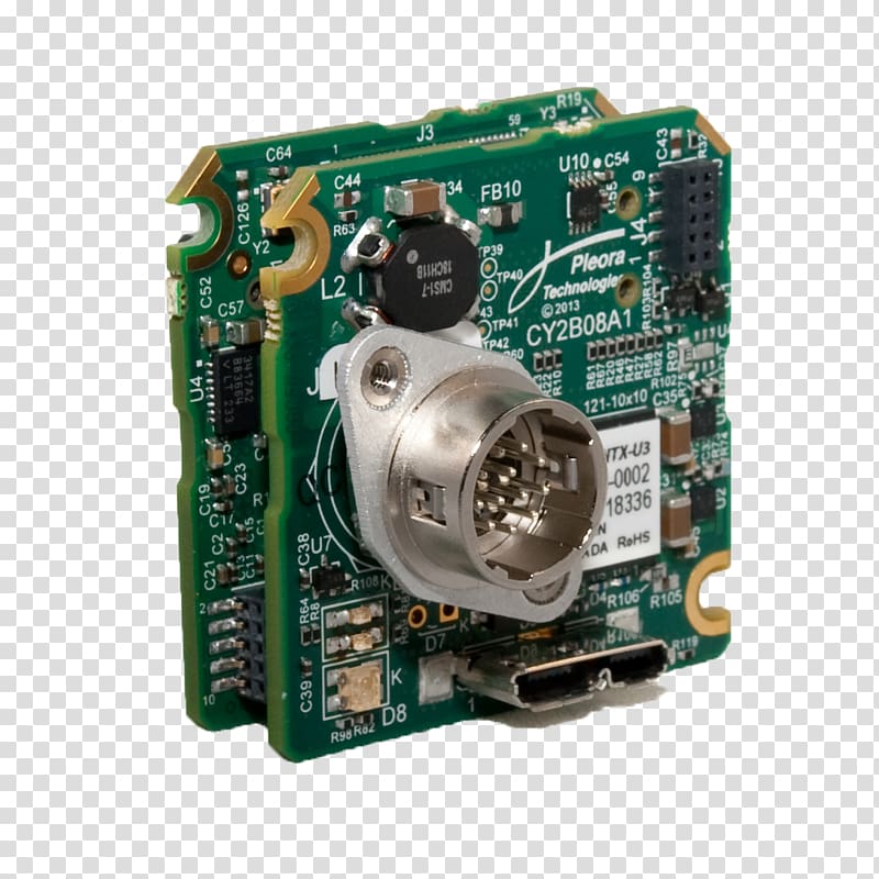 Pleora Microcontroller Embedded system GigE Vision Interface, Camera transparent background PNG clipart