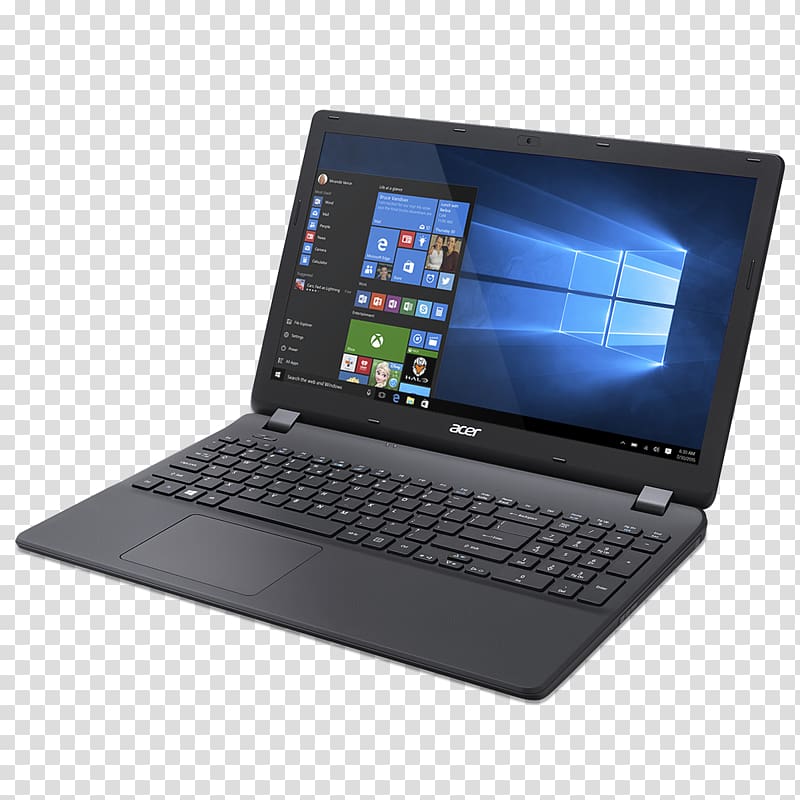 Laptop CloudBook Acer Aspire One Celeron, bigger zoom big transparent background PNG clipart