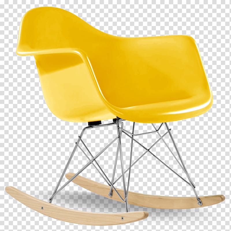 Eames Lounge Chair Rocking Chairs Charles and Ray Eames Eames Fiberglass Armchair, chair transparent background PNG clipart