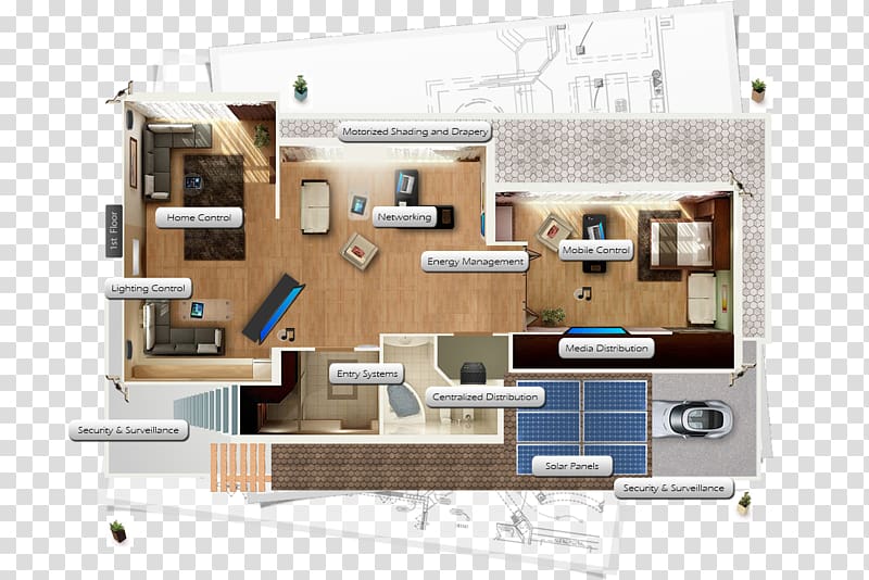 Home Automation Kits Floor plan House Apartment, Home transparent background PNG clipart