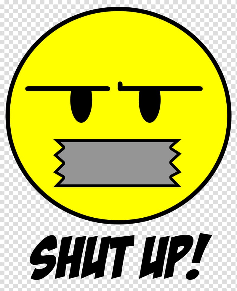 T-shirt Art Top Spreadshirt Smiley, Shut Up transparent background PNG clipart