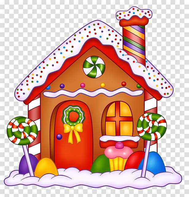 Gingerbread house Hansel and Gretel Lollipop Candy , lollipop transparent background PNG clipart