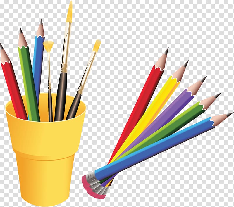 Pencil Drawing Painting, Pen case transparent background PNG clipart