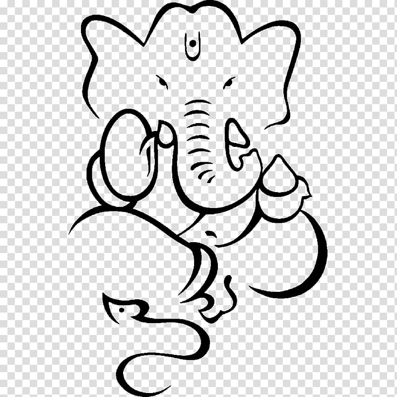 Ganesha illustration, Ganesha Drawing Painting Sketch, ganesha transparent background PNG clipart