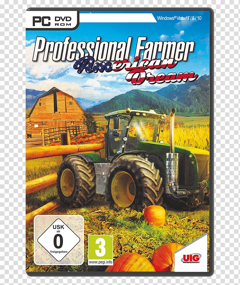 Farming Simulator 17 Professional Farmer: American Dream Professional Farmer 2017 Professional Construction, The Simulation Farming Simulator 19, american dream transparent background PNG clipart