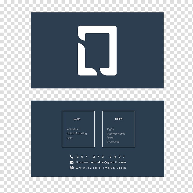 Web development Logo Graphic design Web design, VISITING CARD transparent background PNG clipart