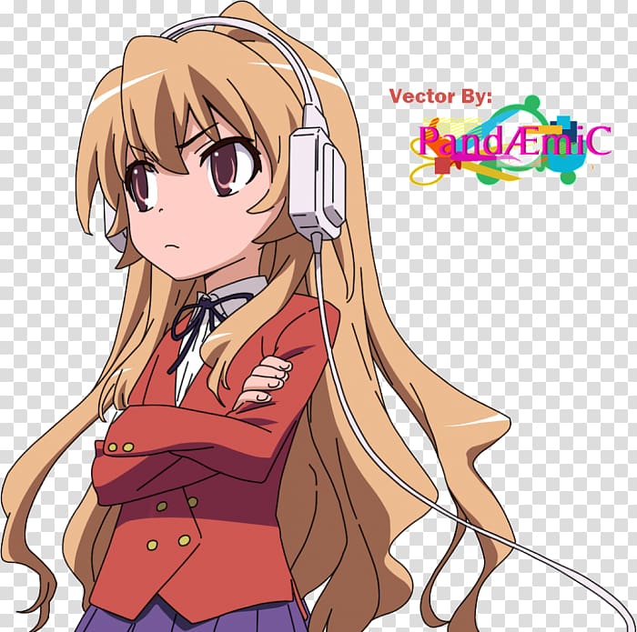 Taiga Aisaka Toradora! Tsundere Anime Manga, Anime transparent background PNG clipart