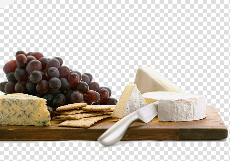 Red Wine Blue cheese Water biscuit Gouda cheese, Grapes and board pastry case transparent background PNG clipart