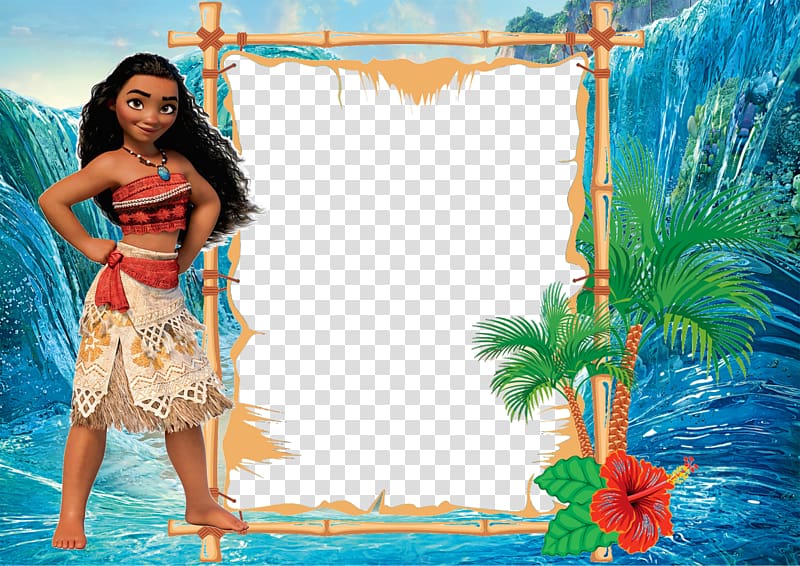 Moana Border Moana Frames Convite Party Montage Moana Transparent Background Png Clipart Hiclipart