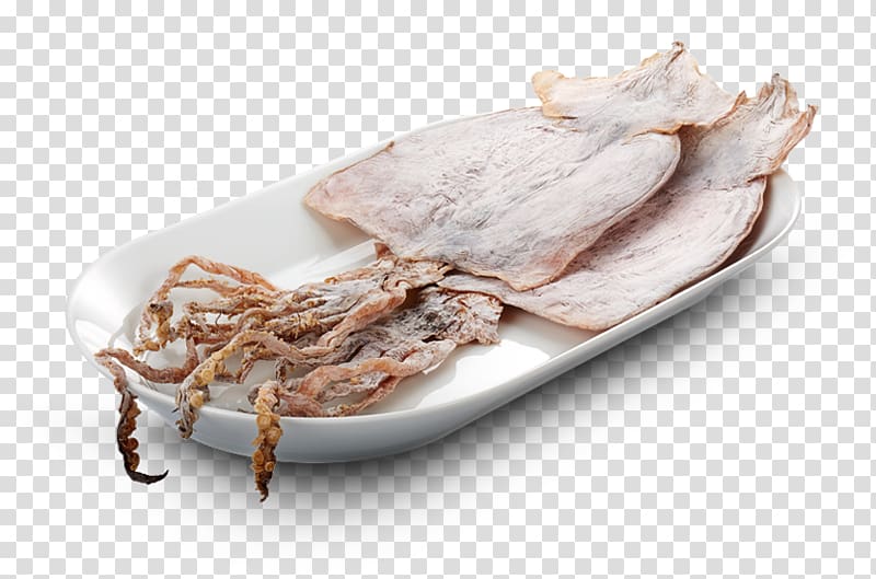 Dried shredded squid Squid as food Korean cuisine Meat, meat transparent background PNG clipart