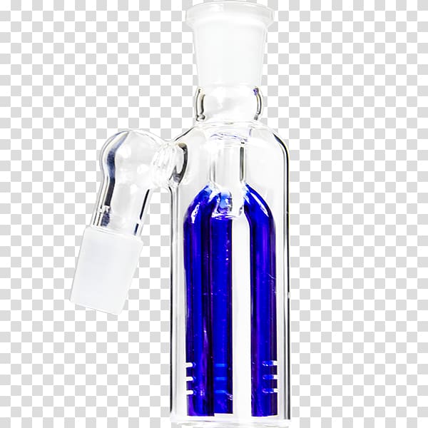 Glass bottle Herb grinder Blue, glass transparent background PNG clipart