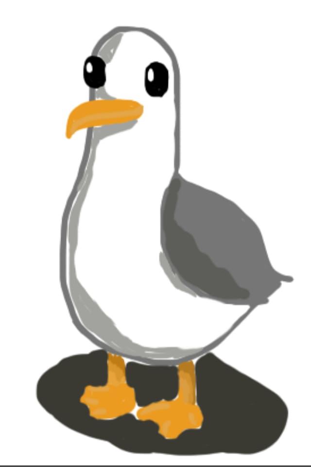 Gulls Cartoon Drawing , Funny Seagulls transparent background PNG clipart