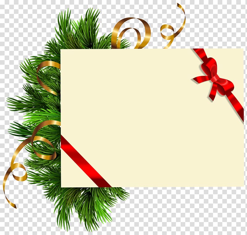 Christmas New Year file formats , pine branches buckle free transparent background PNG clipart