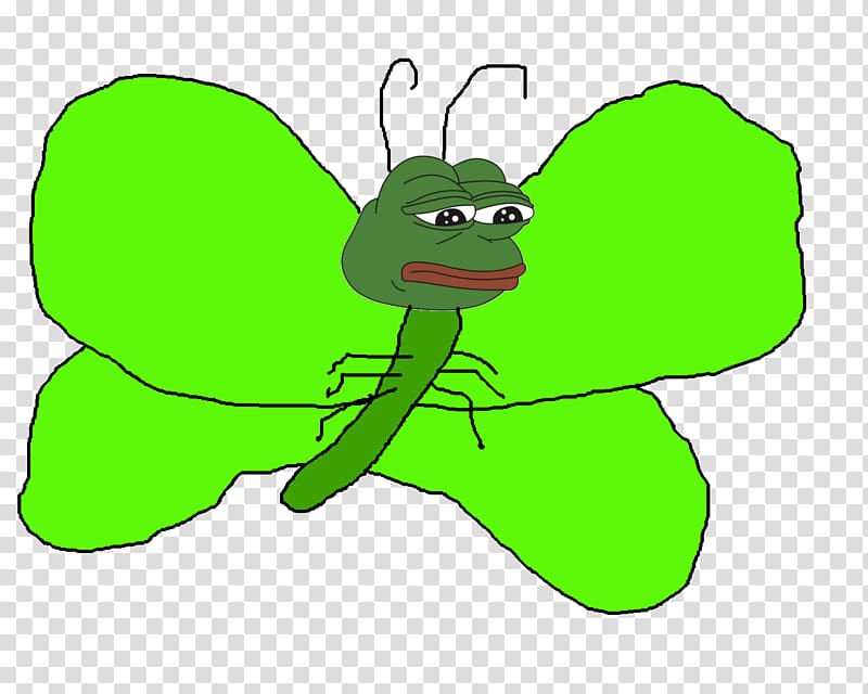 Pepe the Frog 4chan Insect Reddit, frog transparent background PNG clipart