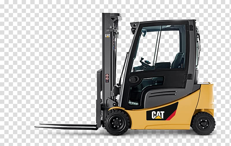 Forklift Caterpillar Inc. Wheel Pallet Material handling, cat hand transparent background PNG clipart