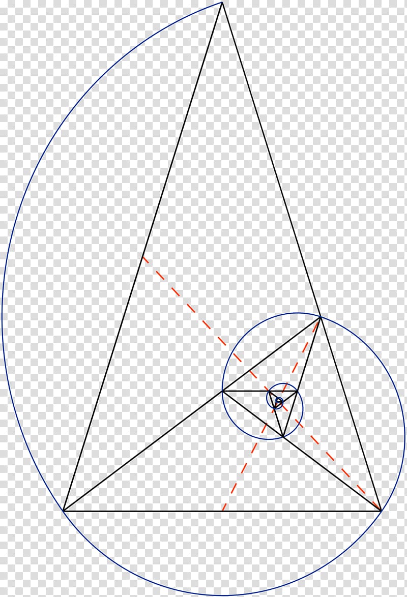 triangle sketch, Golden triangle Golden spiral Golden ratio Fibonacci number, triangle transparent background PNG clipart