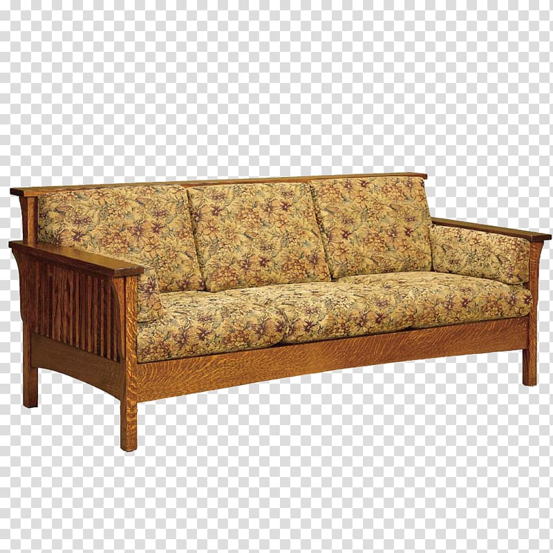 Mission style furniture Couch Sofa bed Chair Upholstery, chair transparent background PNG clipart