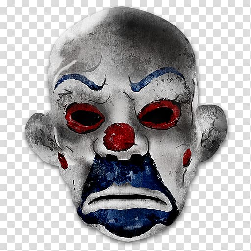gray, blue, and red clown face illustration, Joker T-shirt Mask Clown, joker transparent background PNG clipart