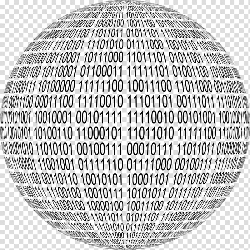 binary numbers tag cloud, Sphere Binary file Binary code Disco ball, coder transparent background PNG clipart