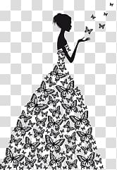 Wedding dress Drawing , Cartoon Women transparent background PNG clipart