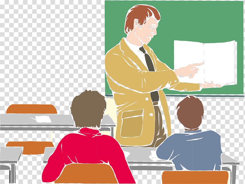 Teacher Cartoon, Lecture elements transparent background PNG clipart