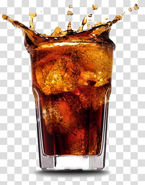 Shot glass filled with liquid illustration, Rum and Coke Coca-Cola  Cocktail, drink transparent background PNG clipart