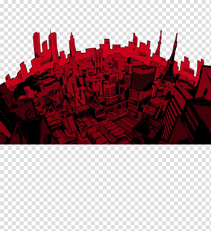 Persona 5 PlayStation 4 PlayStation 3 Cityscape Canvas print, city life transparent background PNG clipart