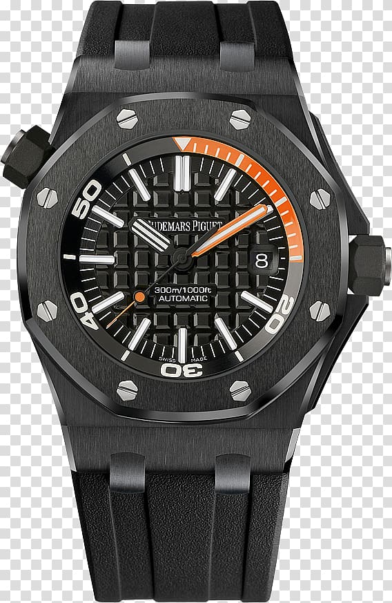 Rolex Submariner Audemars Piguet Royal Oak Offshore Chronograph Watch, watch transparent background PNG clipart