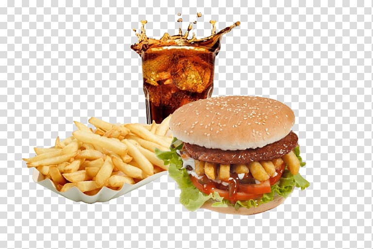 Fast food Cheeseburger Hamburger Indian cuisine French fries, drink transparent background PNG clipart