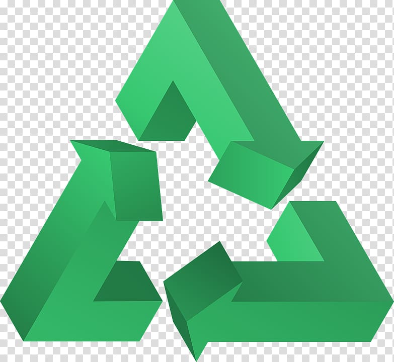 Recycling Penrose triangle Reuse Scrap Paper, Waste recycling transparent background PNG clipart