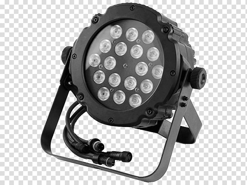 Light-emitting diode Searchlight DMX512 Stage lighting instrument, light transparent background PNG clipart