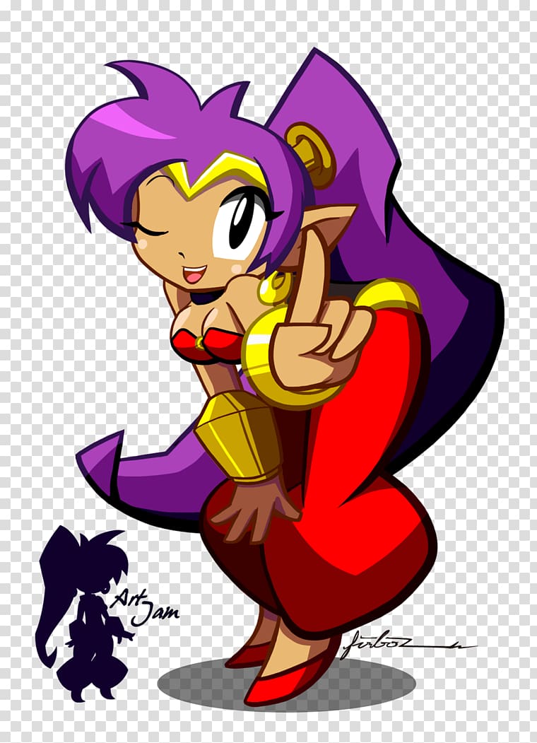 Shantae: Half-Genie Hero Shantae and the Pirate\'s Curse Fan art, shantae art transparent background PNG clipart