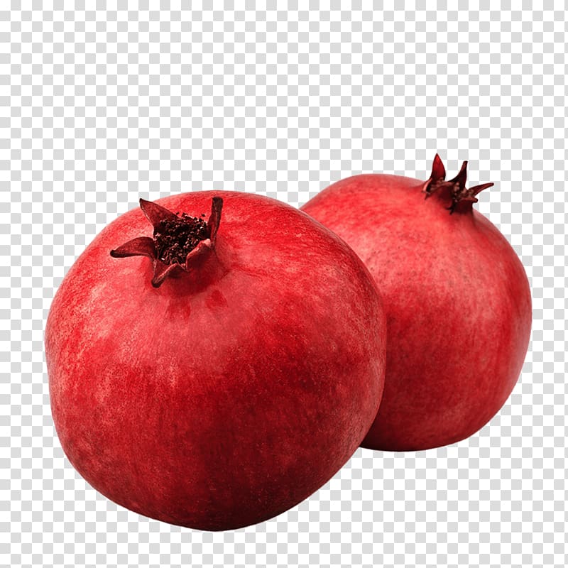 two red pomegranates, Dark Duo Pomegranate transparent background PNG clipart