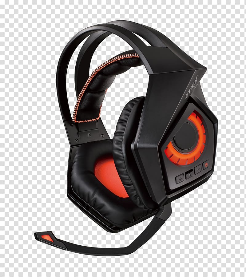 Xbox 360 Wireless Headset ASUS ROG Strix Headphones, headphones transparent background PNG clipart