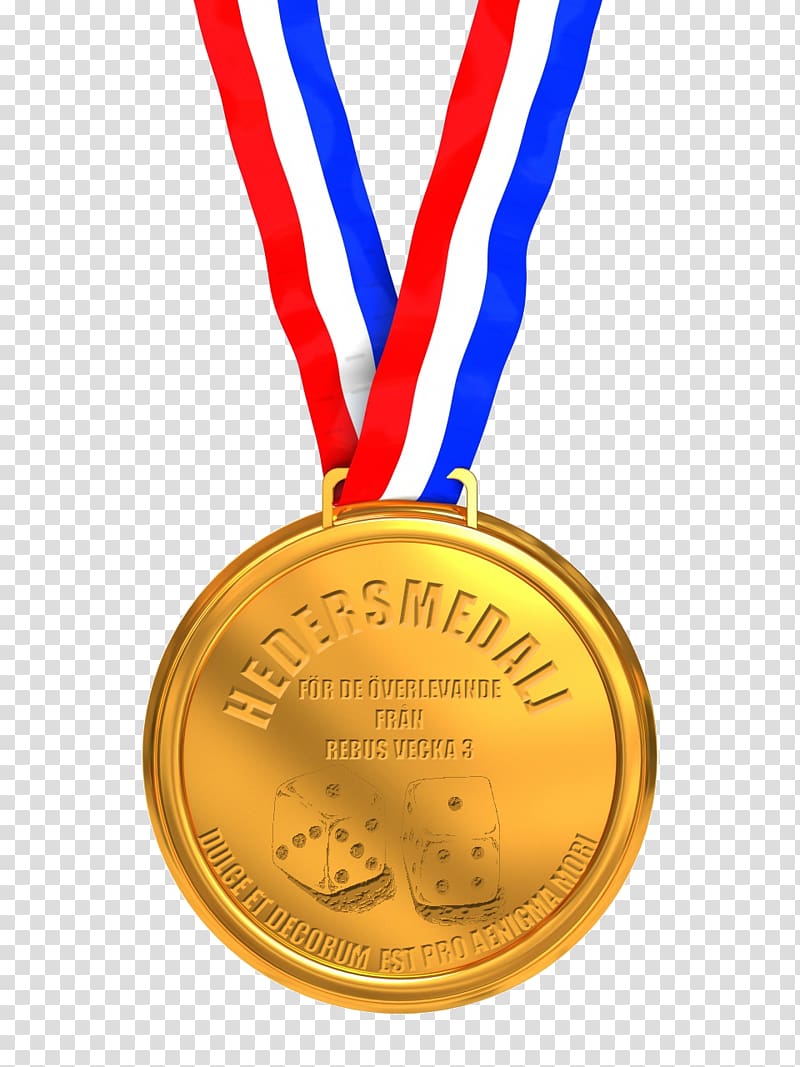 Gold medal Olympic medal Award , cartoon gold medal transparent background PNG clipart