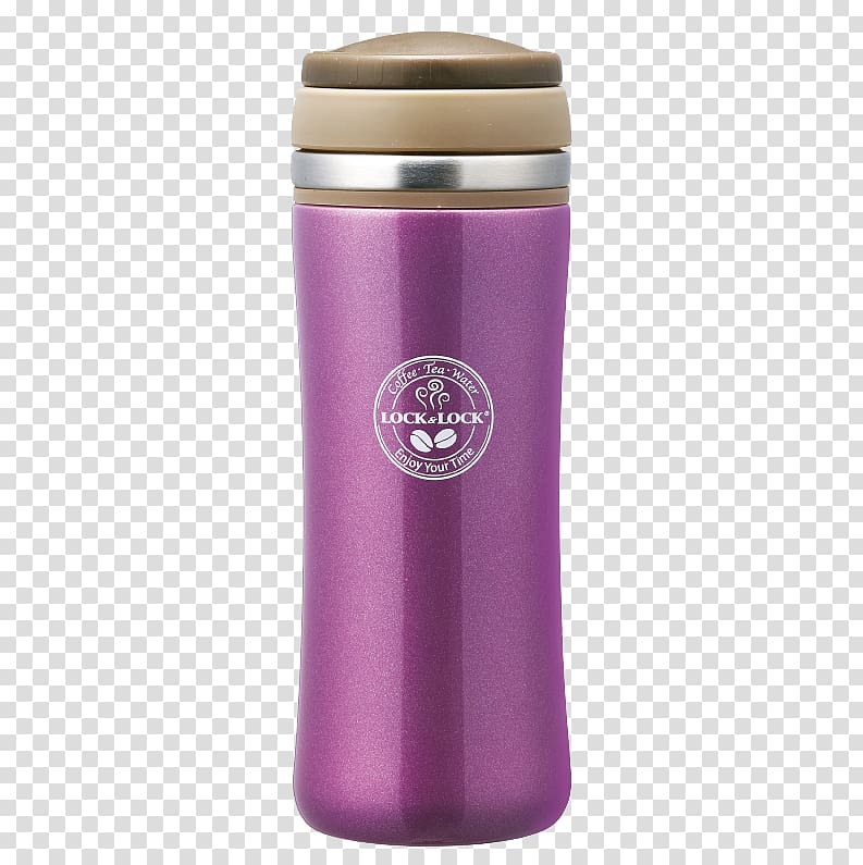 Water bottle Purple, Frosted mug transparent background PNG clipart