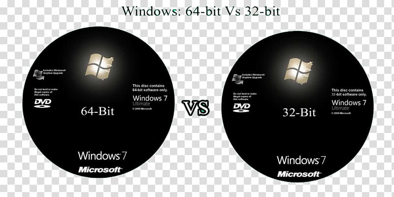 Windows 7 Disk formatting Compact disc Computer hardware Windows XP, 32 bit transparent background PNG clipart